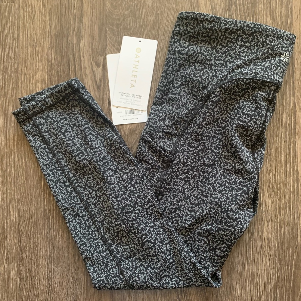 Athleta Ultimate Stash Pocket Textured 7/8 Tight